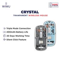 Gambar Tranparent Mouse Bluetooth Wiwu Crystal (WM105) Magnetic Top Cap Battery Indicator Light - Blue dari WiWU Indonesia Kota Tangerang 1 Tokopedia