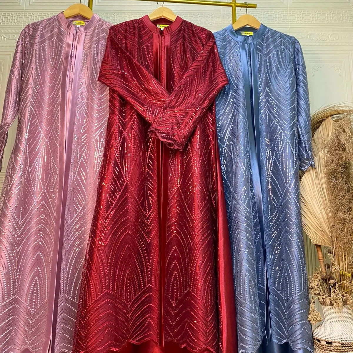 Gamis Lesti Auter nyatu full Tille Depan by.Alhalim