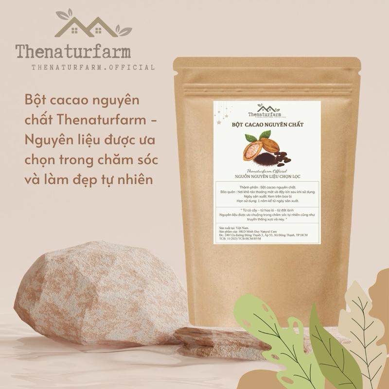 Bột cacao nguyên chất Thenaturfarm Nguyên liệu thiên nhiên hỗ trợ sáng da,…
