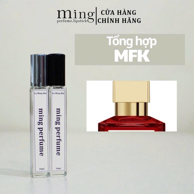 MFK các loại - Mẫu thử 10ml Nước hoa là ming đây