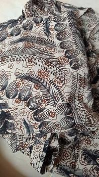 Product Review of GAMIS RENDA SULTAN ori BLINK MOTIF MONOCHROME Rempel Bunga Cantik Rayon Panjang from s**a a**a 0