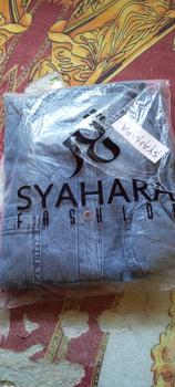 Product Review of Setcel - A03 SYEHAL COLLECTION- Oneset / Setcel Kemeja Wanita Full Jeans - Setelan Pakaian Wanita Denim Baju Panjang from M**i S**r 0