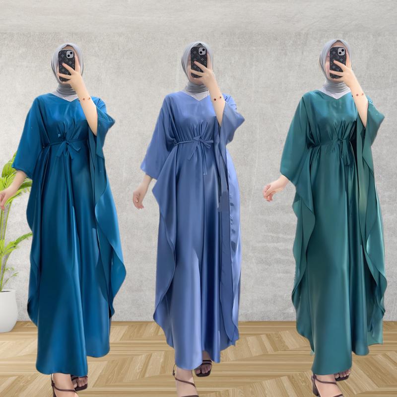 Kaftan Glosi elegan Kaftan silk premium 3