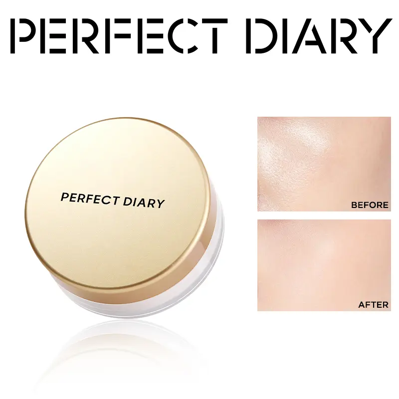 Perfect Diary Phấn Phủ Nắp Vàng Kiềm Dầu Mỏng Nhẹ, 7G Phan Phu Phấn Phủ