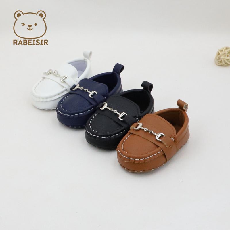 Giày Lười, Phong Cách Thường Ngày Cổ Thấp, Dành Cho Bé Trai, Nhẹ, Thoải Mái, Không Trơn Trượt, Giày Đế Bằng, Thích Hợp Đi Bộ Trong Nhà Và Ngoài Trời, Thích Hợp Cho Mùa Lò Xo Và Mùa Thu