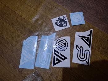Product Review of cutting sticker motor gc sp team arogan 1 paket dapat 4 logo Motorcycle from B**🧡 1