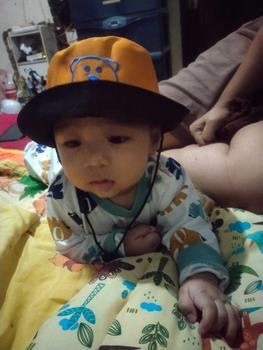 Product Review of TOPI ANAK BAYI 1 SAMPE 3 TAHUN TOPI BUCKET ANAK BERKUALITAS MOTIF BERUANG TERBARU Hitam Denim from m**9 0