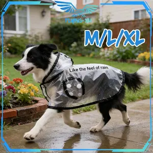 Jas Ujan Anjing Kecil Jas Hujan Anjing Dog Raincoat Full Cover Jas Hujan Anabul Anjing Jas Hujan Anabul Untuk Anjing Kucing