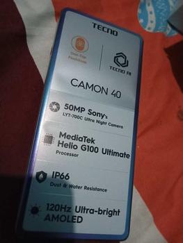 Product Review of [FlashSnap] TECNO CAMON 40 - 8+8GB*/256GB, 50MP Sony + 8MP Ultra Wide Camera, 32MP Front Camera, 120Hz AMOLED, IP66, 5200mAh+45W, Garansi 12+1 Bulan from s**a 0