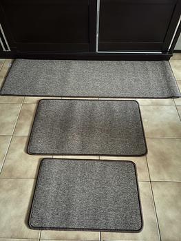 Product Review of Tren-D-rugs Keset kaki alas lantai kamar tidur ruang tamu koridor panjang lorong runner kitchen mat polos anti slip murah 1 set isi 3 pcs - NMs from ❤**️ 0
