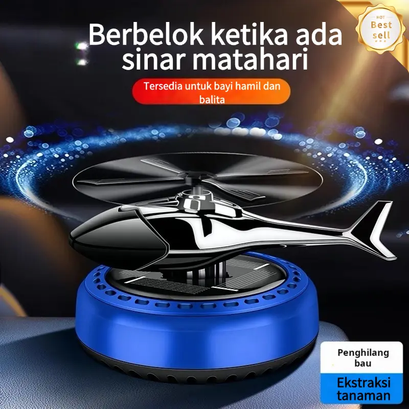 【COD】Parfum Mobil dan Parfum Mobil Helikopter Parfum Mobil Mewah Segar Pajangan Mobil Berputar Tenaga Surya Mewah Baseus Parfum Ruangan Pengharum Mobil Capit | Aroma terapi | Homme Scent Car Mewah Tahan Lama Wangi Pengharum Mobil Ruangan Awet Segar Unisex