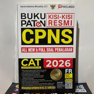 Buku PATEN Kisi - Kisi Resmi CPNS CAT 2026 All New & Full Soal Penalaran