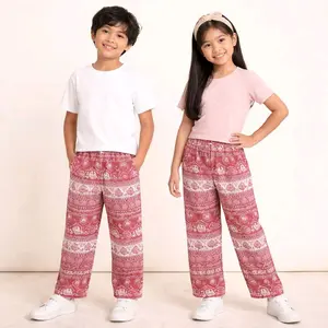 Celana Mihu Mihu Anak Usia 9 - 12 Tahun Motif Etnik Gajah Thailand