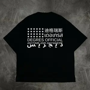 13DEGRES TSHIRT BOXY CUT 20s  LATIN Heavyweight- Tshirt kaos pria - Kaos boxy 20s - Oversize - Kaos tebal [UNISEX]