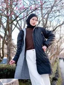 Hijacket Genova – Puffer Jacket Reversible Wanita Slim dan Elegan untuk Musim Dingin Travellinng Umroh Ramadhan