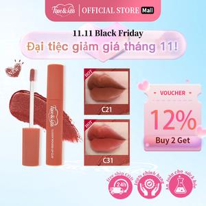 FAVEKISS Son Bùn - Cloudy Mousse Lip Clay, Mềm Mịn, Nhẹ Môi, Che Vân Môi, Lâu Trôi, Trang Điểm
