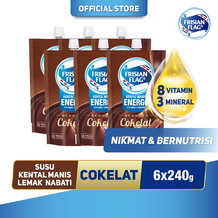 Gambar Frisian Flag Bendera Kental Manis Cokelat Pouch 240g [6 Pcs] dari Frisian Flag Official Store Kab. Tangerang Tokopedia