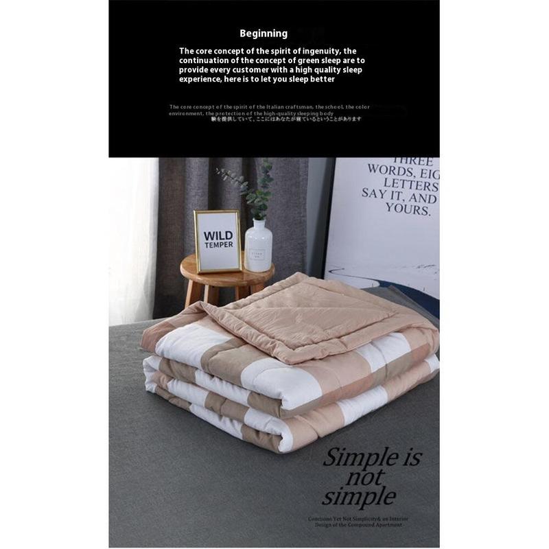 Product Introduction of EAY Life Summer Blanket Comforter Thin Soft Breahable Quilt Washed Cotton 3