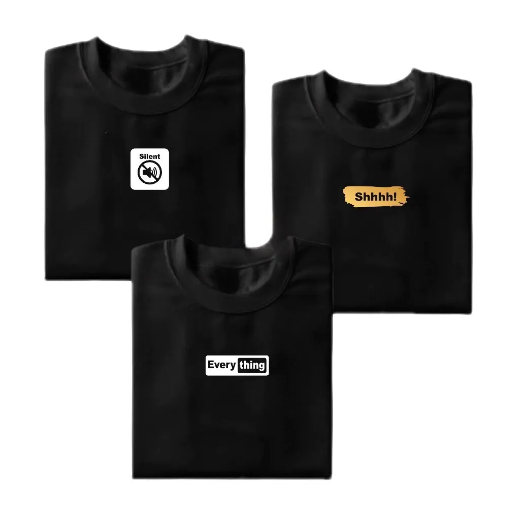 ￼KAOS 3 PCS (PROMO COD)-Kaos Distro 100% Katun Combed 30s Tebal / Kaos Print / Baju Kaos Cewek / Kaos Distro Pria - kaos Keren Casual Motif Dewasa