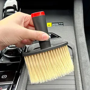 Car Cleaning Brushes Duster Soft Bristles Detailing Dust Sweeping Tools Dust Brush For Automotive Dashboard Air Conditioner Vent