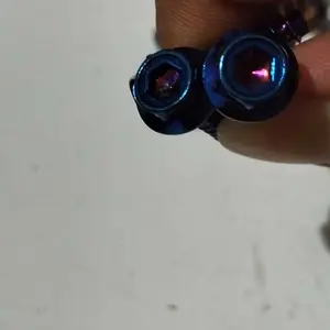 Baut probolt filter udara anti karat model 2kunci hexagon baut box filter biru chrome vario mio stylo nmax turbo neo scoopy mio beatdeluxe Motorcycle