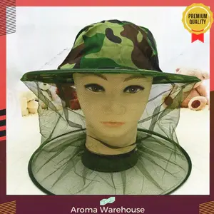 KLV Topi Rimba Outdoor Jaring Anti Nyamuk Boonie Hat Camouflage - TP33