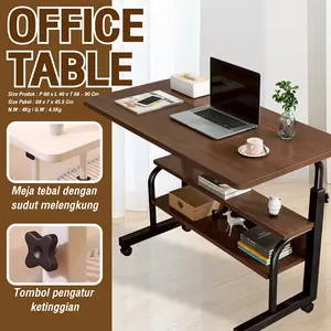 Bettergrow Meja Laptop Lipat Roda Meja Belajar Portable Furniture meja kabinet Bettergrow Meja Laptop Lipat Roda Meja Belajar Portable Furniture meja kabinet