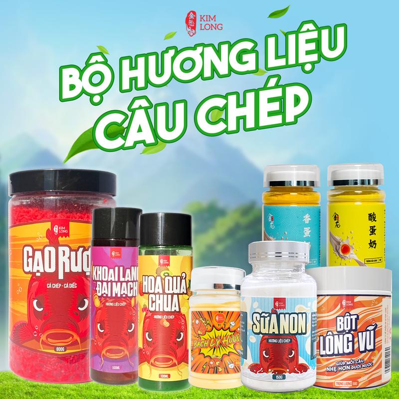 Hương Liệu Câu Chép KIM LONG - Siêu nhạy cá chép