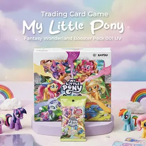 KAYOU MLP TCG Fantasy Wonderland 18 Box 20 Pack Kartu Permainan Trading Card Game Original Rare Card Koleksi Premium untuk Kolektor dan Pemain live