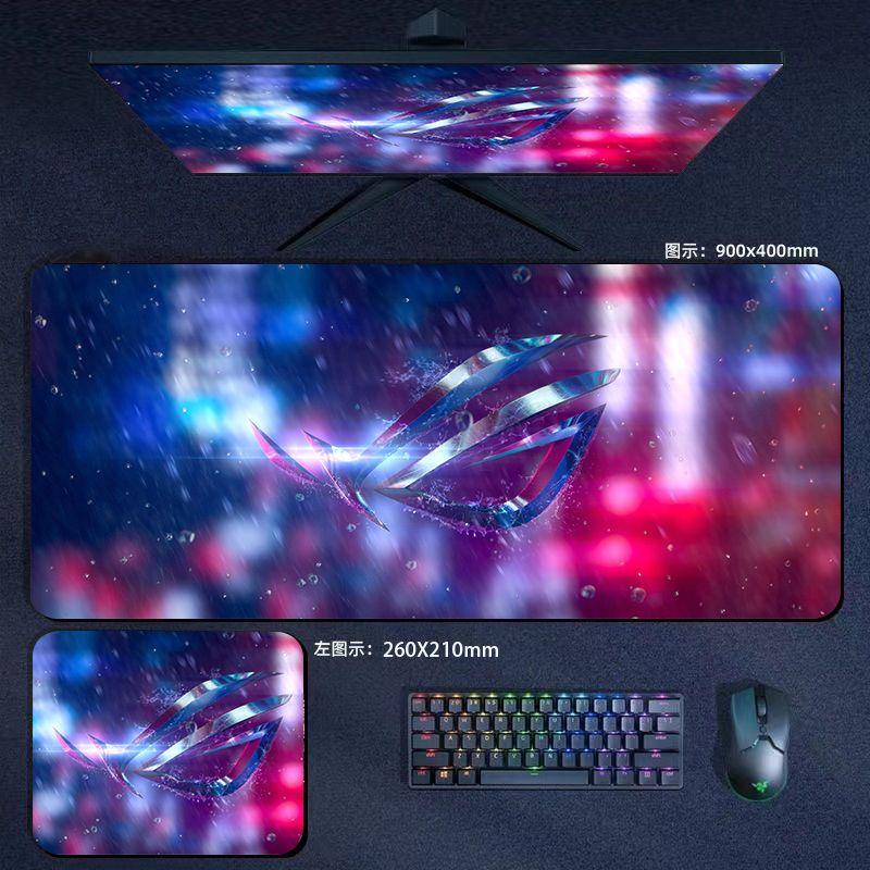 Product Introduction of Tấm Lót Chuột Mất Mắt Rog, Trò Chơi Thể Thao Điện Tử Rog Ngoại Cỡ, Tấm Lót Bàn Phím Cho Bé Trai, Máy Tính Xách Tay, Bàn Làm Việc, Tấm Lót Chuột Ins Chất Lượng Cao Và Chất Lượng Cao 24