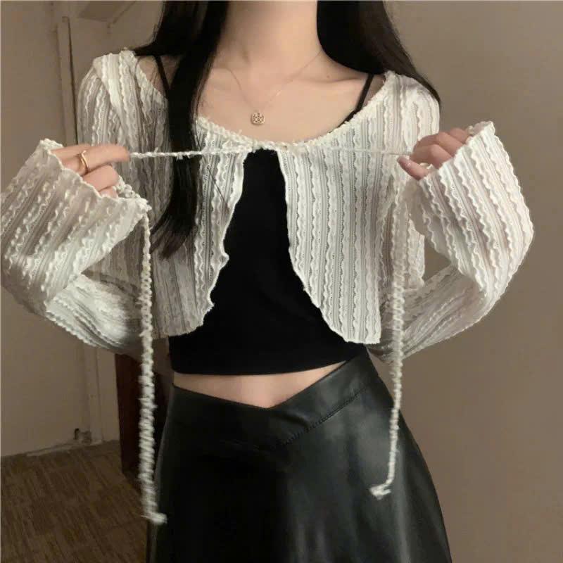 K123(TÁO ĐỎ BIGSIZE 55-90KG) ÁO KHOÁC MỎNG KHOÁC NGOÀI FROM CROPTOP BIGSIZE