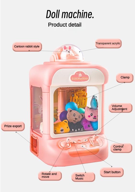 Product Introduction of [SG Stock] Claw Machine Toys Mini Claw Machine For Kids Toys Childs Birthday Gift Toys Boys Girls Boys 36