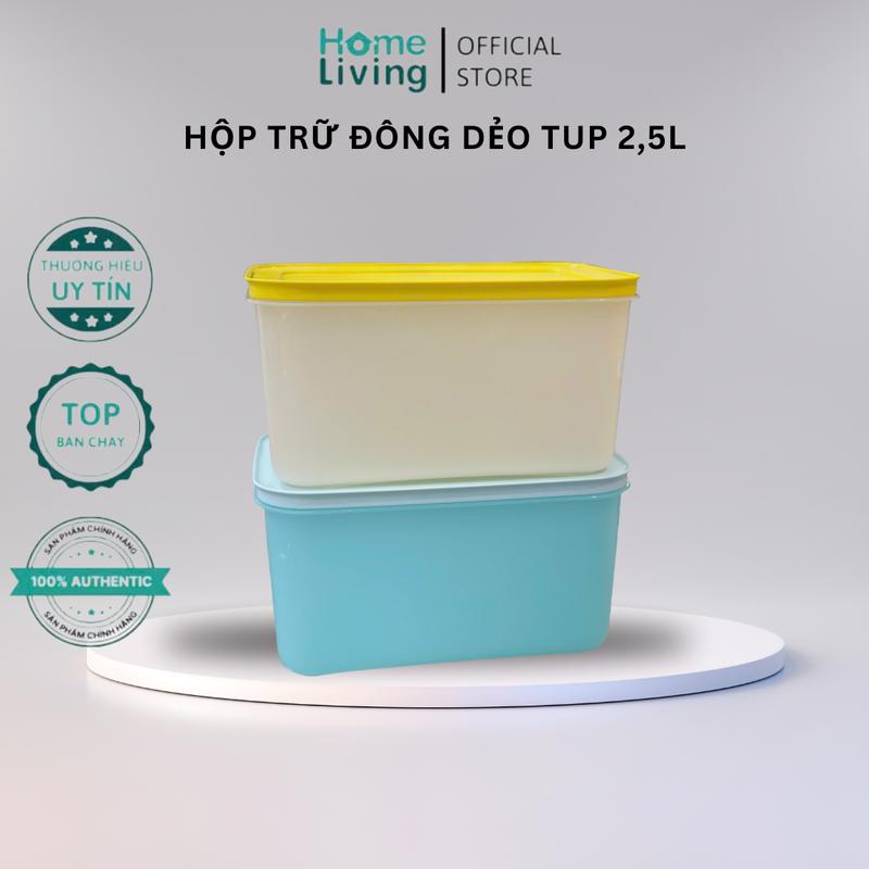   XẢ KHO GIÁ VỐN  Hộp Trữ Đông Dẻo TUPPERWARE 2.5L  Lẻ Không Hộp  