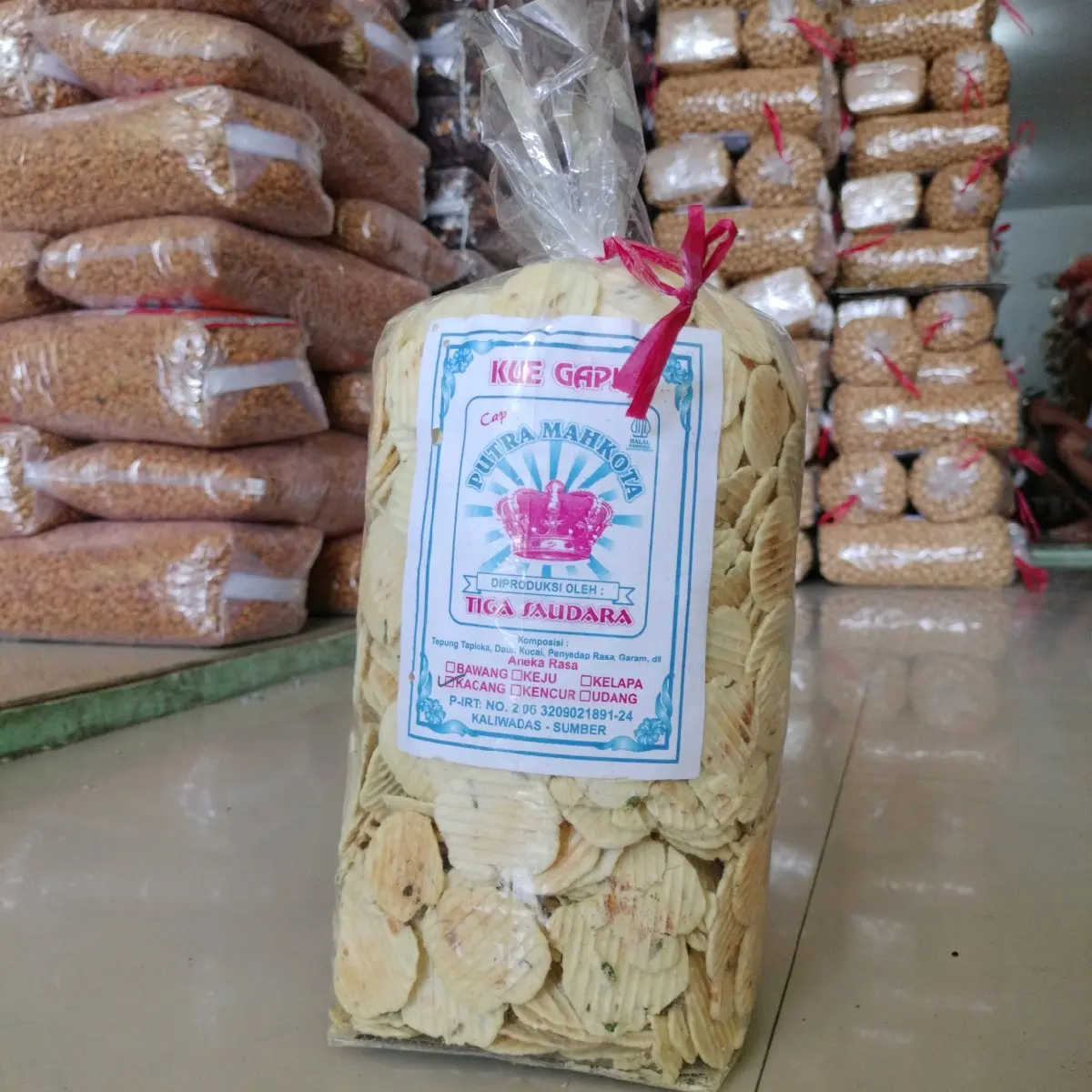 1BAL isi 1kg Gapit Simpring Oven Rasa KACANG, KENCUR, BAWANG, KEJU Cemilan Makanan Snack Food