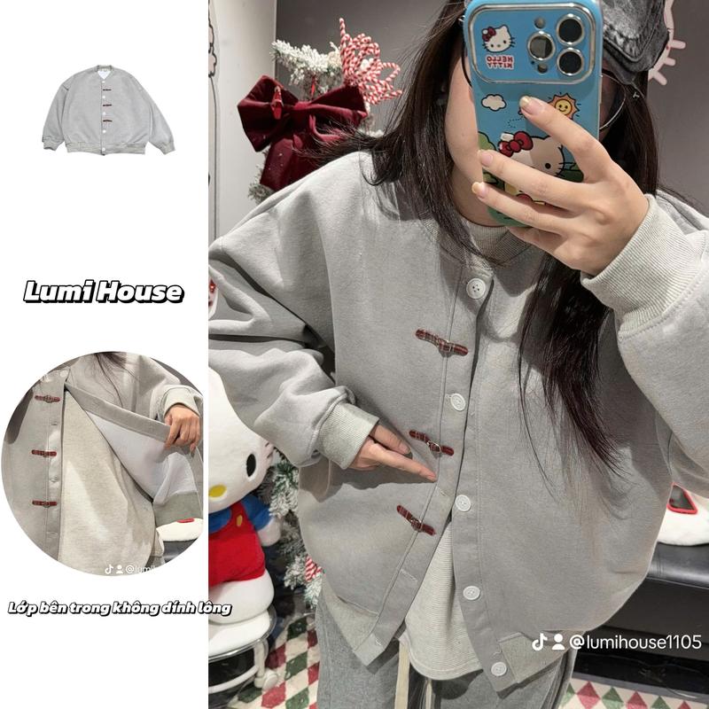   MỞ BÁN   COLLECTION BACK TO SCHOOL  LUMI HOUSE ÁO KHOÁC CADIGAN BASIC FORM RỘNG áo khoác nữ mùa đông CHẤT LIỆU NỈ ÉP HÀN ĐỨNG FORM UNISEX NAM NỮ  DCG01 