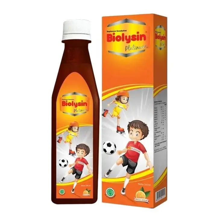 Biolysin Platinum 250 ml - Multivitamin Anak / Biolysin Syrup Rasa Jeruk 0