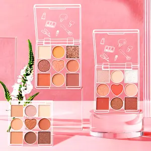 SV Eyeshadow 9 Color Highlighter Pallete 5180 SV Eyeshadow 9 Warna Pallete Waterproof Eyeshadow 9 warna 5180