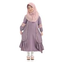 Gambar Rabbani  - Setelan Gamis Dress Anak Princess Eria Exclusive - 92H Dark Purple, 3-4 tahun dari Rabbani ID_NEW Kota Bandung 1 Tokopedia