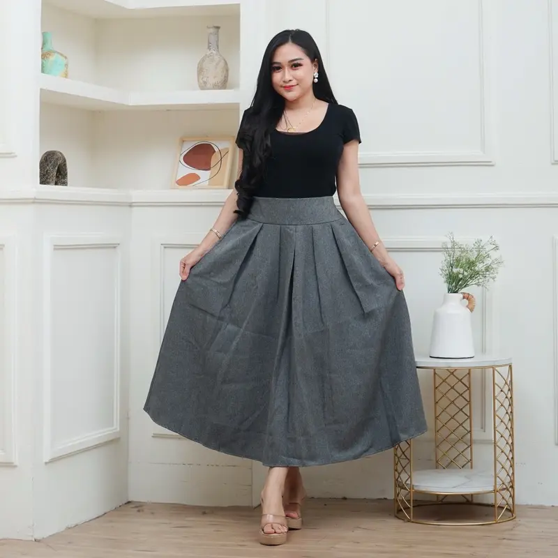 Rok Midi 7/9 Mayung Semi Woll 3