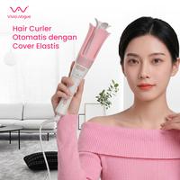 Gambar Vivid & Vogue VAV-022 Automatic Hair Curler 28mm 32mm 40mm Auto Curling Iron Ionic Anti Frizz Beginner Friendly Hair Styling Tool - VAV-022G(40mm) white dari Vivid&Vogue Kota Administrasi Jakarta Timur 3 Tokopedia