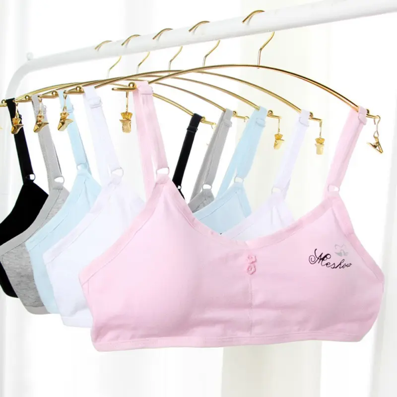 Seluar dalam untuk remaja perempuan, coli kapas empuk lembut untuk gadis muda, untuk Yoga, sukan, berlari, bernafas, 12-18 tahun