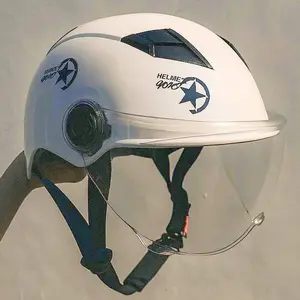 KULAKULU Helm Motor/Sepeda Listrik/Gowes Scooter Free Kaca & Sticker Murah Warna Warni Original Dewasa