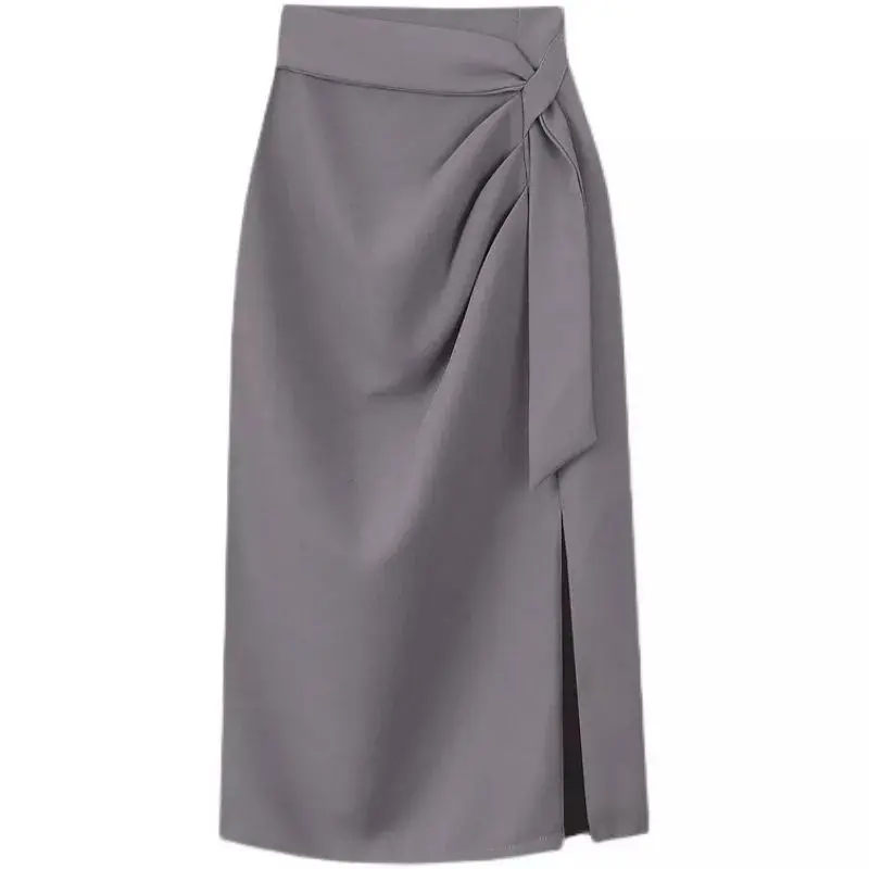 KHARIZKA - Tamara Midi skirt Rok Style Korea Rok Casual Flowy Rok Wanita Korean look Korean Skirt Remaja Dewasa Pesta 6