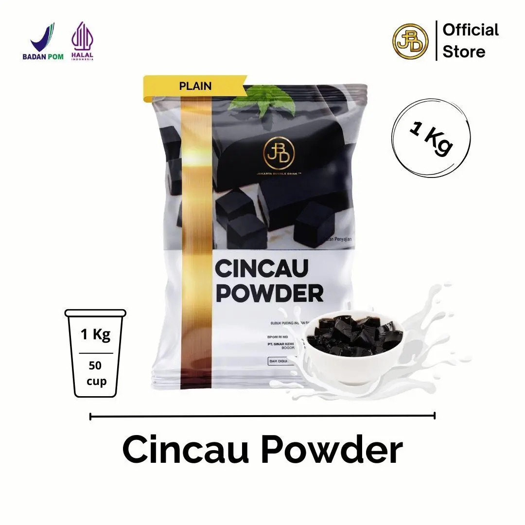 Bubuk CINCAU Hitam Powder HOREKA 1kg USAHA Minuman PREMIUM | JBD | HALAL