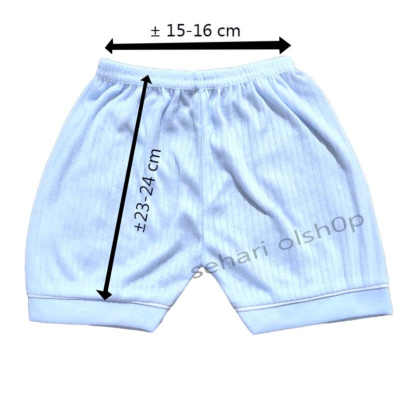 6 pcs celana pendek bayi bahan kaos buat 6- 12 bulan 4