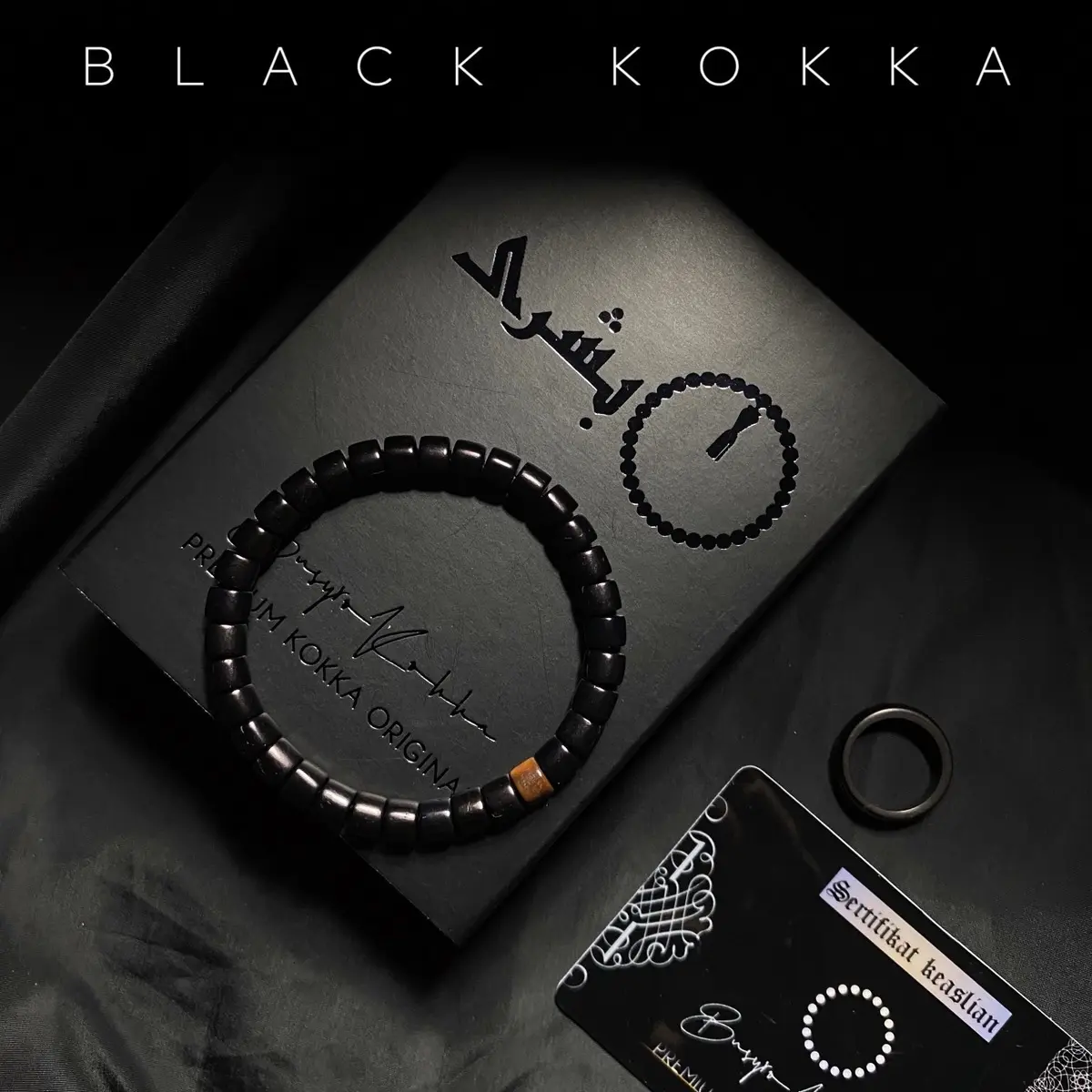 Gelang Marjan Kokka Asli 100% - 33 Butiran, Box Special, Sertefikat Produk, Pouch Premium, Garansi Uang Kembali - Bracelets