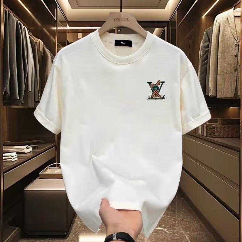 Mode berpakaian di jalan, t-shirt t-shirt pria dan wanita muda, kemeja wanita, baju pria, blus yang nyaman, dan kaos berlengan pendek untuk pria dan wanita 2