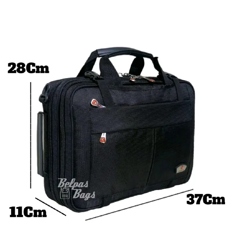 Tas kerja tas kantor selempang ransel tas laptop multifungsi polo Ace 4