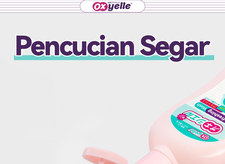Oxyelle Perawatan Kewanitaan Tekstur Menyegarkan Tidak Lengket