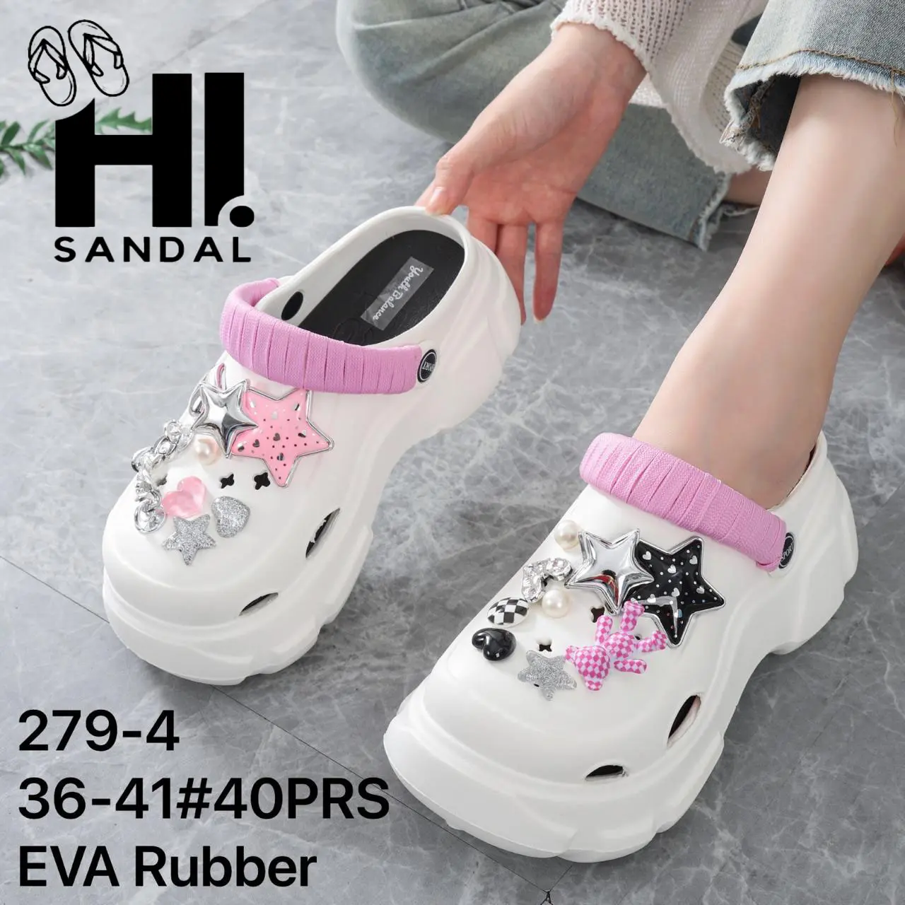 Sandal Baim Tali Pink Korean / Sandal Bakpao Tali Pink Star / Sandal Slop Baim / Sandal Wanita Keren / Sandal Baim Wanita / Sandal Baim Slip-on / Sandal Baim Tali Pink Wanita Korean Style / Sendal Slop / Sandal Tali Pink / Sandal Tali Pink Jelly Keren